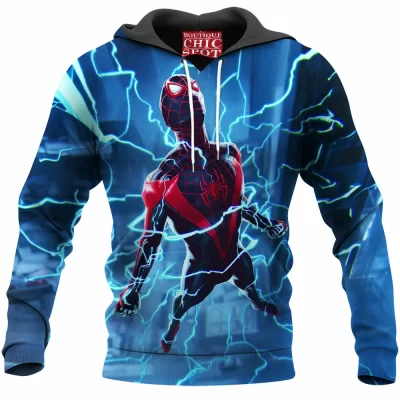 Comic Hoodie, Miles Morales Hoodie, Spdier-man Hoodie
