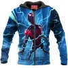 Comic Zip-Hoodie, Miles Morales Zip-Hoodie, Spdier-man Zip-Hoodie