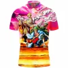 Anime Polo Shirt, One Piece Polo Shirt, Sanji Polo Shirt, Roronoa Zoro Polo Shirt