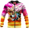 Anime Zip-Hoodie, One Piece Zip-Hoodie, Sanji Zip-Hoodie, Roronoa Zoro Zip-Hoodie