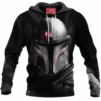 The Mandalorian Hoodie, Sci-Fi Hoodie, Star Wars Hoodie