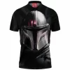 The Mandalorian Polo Shirt, Sci-Fi Polo Shirt, Star Wars Polo Shirt