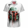 Boba Fett Hawaiian-Shirt, Sci-Fi Hawaiian-Shirt, Star Wars Hawaiian-Shirt