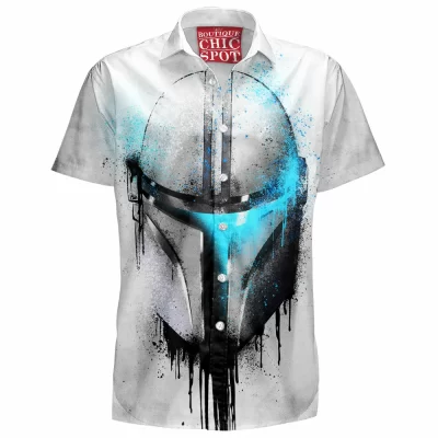 The Mandalorian Hawaiian-Shirt, Sci-Fi Hawaiian-Shirt, Star Wars Hawaiian-Shirt