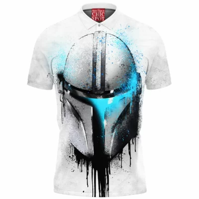 The Mandalorian Polo Shirt, Sci-Fi Polo Shirt, Star Wars Polo Shirt