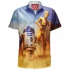 C-3po Hawaiian-Shirt, R2-D2 Hawaiian-Shirt, Sci-Fi Hawaiian-Shirt, Star Wars Hawaiian-Shirt