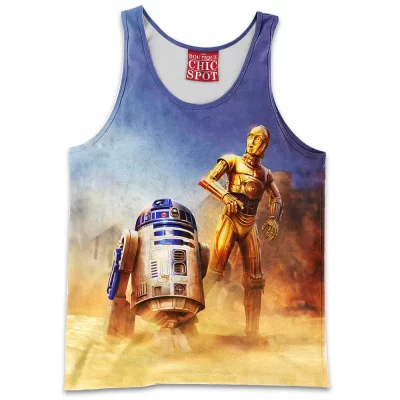 C-3po Tank-Top, R2-D2 Tank-Top, Sci-Fi Tank-Top, Star Wars Tank-Top