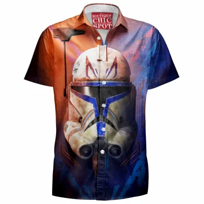 Captain Rex Hawaiian-Shirt, Sci-Fi Hawaiian-Shirt, Star Wars Hawaiian-Shirt