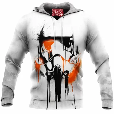 Sci-Fi Fleece-Hoodie, Star Wars Fleece-Hoodie, Stormtrooper Fleece-Hoodie