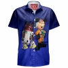 Animation Hawaiian-Shirt, Mickey Mouse Hawaiian-Shirt, Disney Hawaiian-Shirt, R2D2 Hawaiian-Shirt, Star Wars Hawaiian-Shirt, Sci-Fi Hawaiian-Shirt