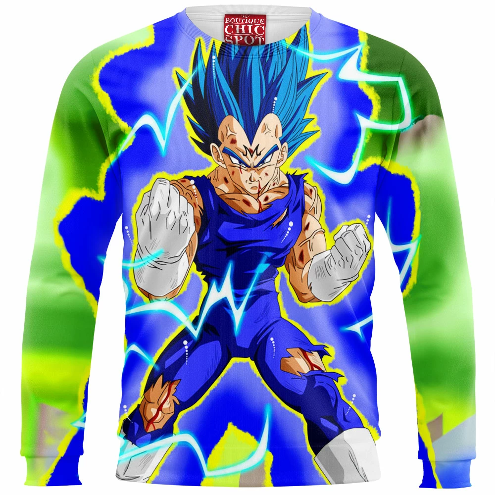 Dragon Ball Sweatshirt, Anime Sweatshirt, Vegeta Sweatshirt, Superhero Sweatshirt 1 M TU Boutique 9556 Sweatshirt