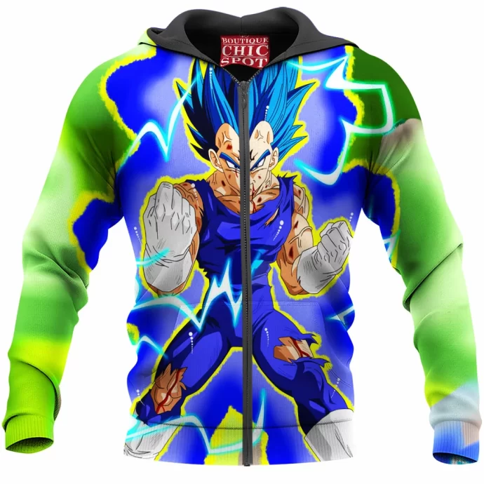 Majin Vegeta Zip Hoodie