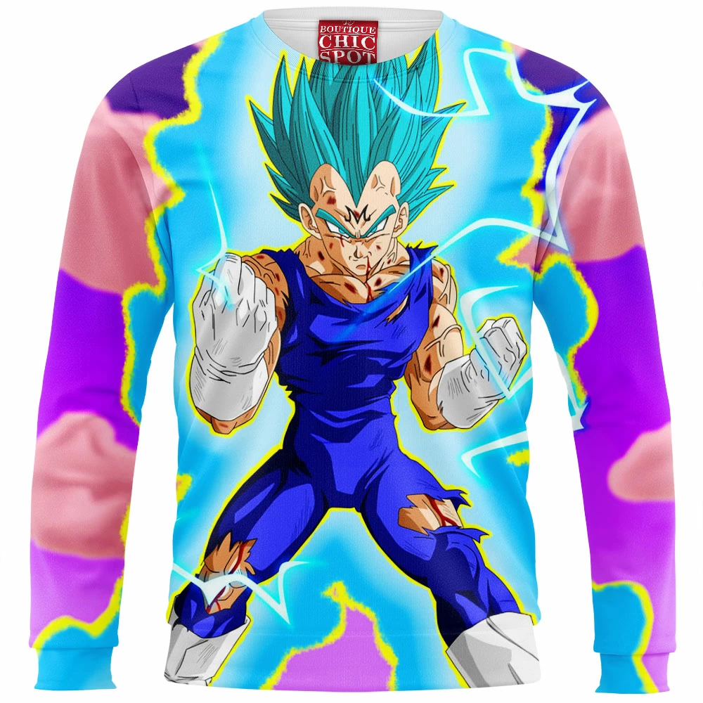 Dragon Ball Sweatshirt, Anime Sweatshirt, Vegeta Sweatshirt, Superhero Sweatshirt 1 M TU Boutique 9557 Sweatshirt