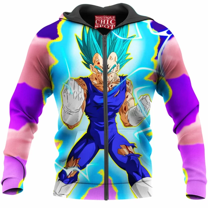 Majin Vegeta Zip Hoodie