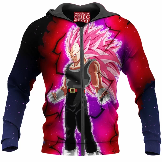 Majin Vegeta Zip Hoodie