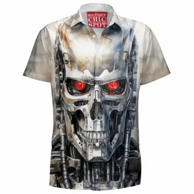 Sci-Fi Hawaiian-Shirt, Terminator Hawaiian-Shirt