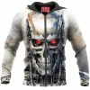 Sci-Fi Zip-Hoodie, Terminator Zip-Hoodie