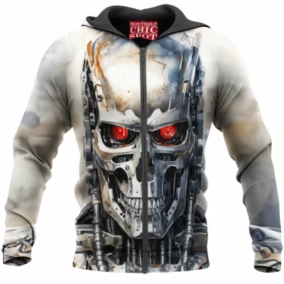 Sci-Fi Zip-Hoodie, Terminator Zip-Hoodie