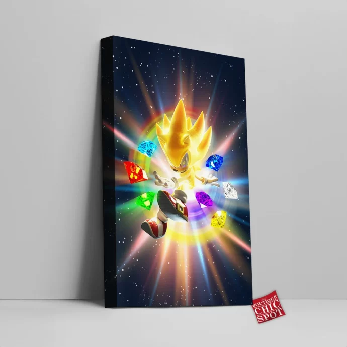 Super Sonic Canvas Wall Art