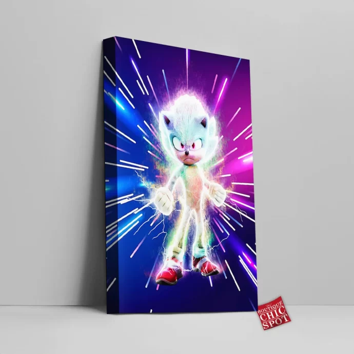 Hyper Sonic Canvas Wall Art