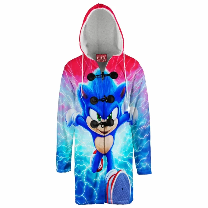 Sonic Hooded Cloak Coat