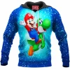 Game Hoodie, Mario Hoodie, Yoshi Hoodie