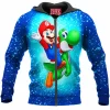 Game Zip-Hoodie, Mario Zip-Hoodie, Yoshi Zip-Hoodie