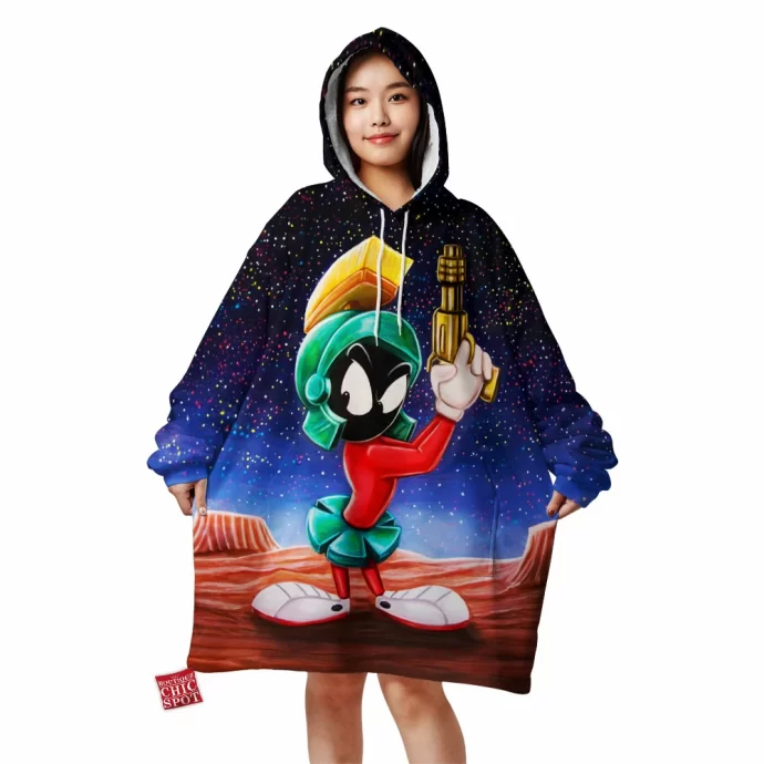 Marvin The Martian Blanket Hoodie