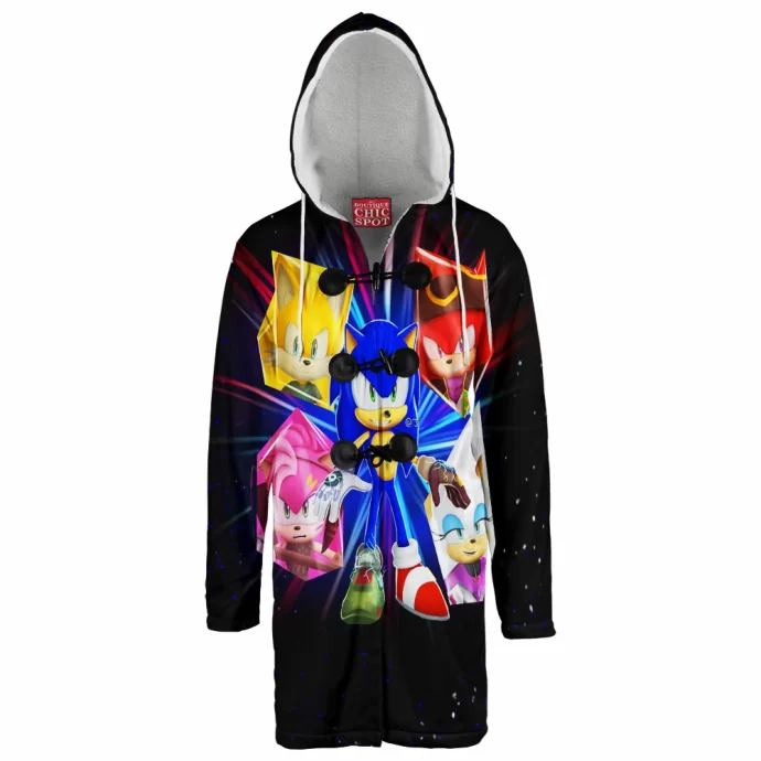 Sonic Hooded Cloak Coat