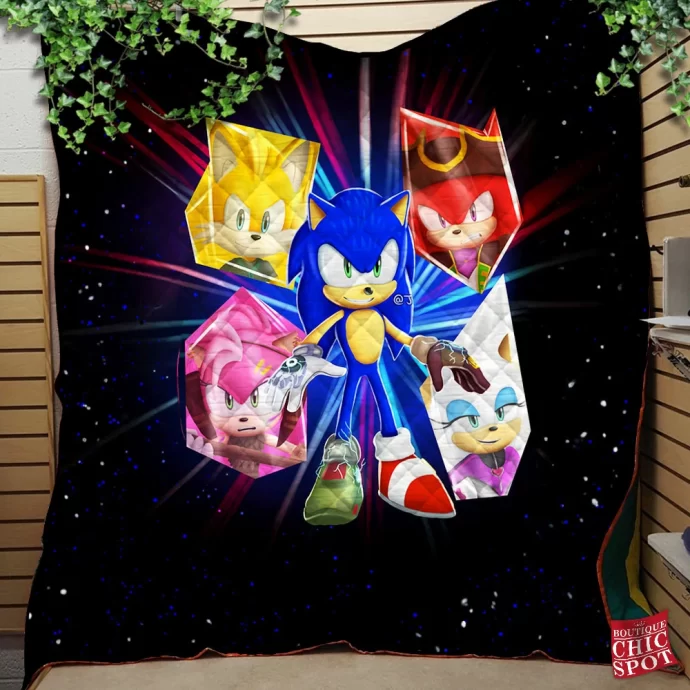 Sonic Quilt Blanket