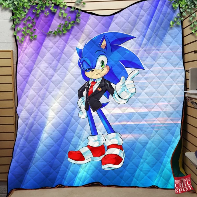 Sonic Quilt Blanket