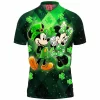 Animation Polo Shirt, Disney Polo Shirt, Mickey Mouse Polo Shirt, Minnie Mouse Polo Shirt, St. Patricks Day Polo Shirt, Saint Patrick Polo Shirt