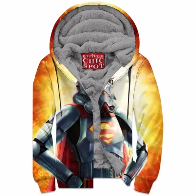 Sci-Fi Zip-Fleece-Hoodie, Star Wars Zip-Fleece-Hoodie, Stormtrooper Zip-Fleece-Hoodie