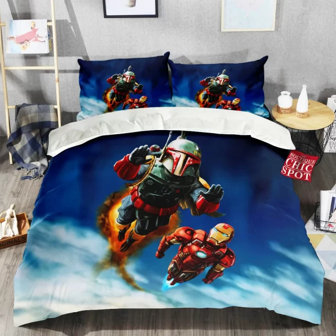 Boba Fett Iron Man Bedding Set