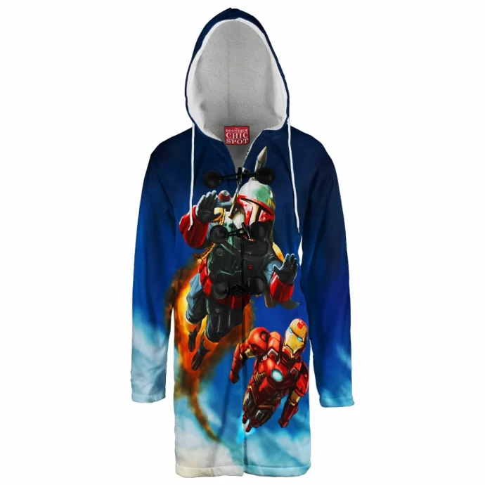 Boba Fett Iron Man Hooded Cloak Coat