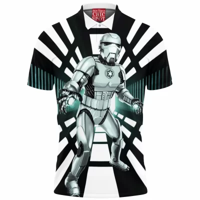 Sci-Fi Polo Shirt, Star Wars Polo Shirt, Stormtrooper Polo Shirt