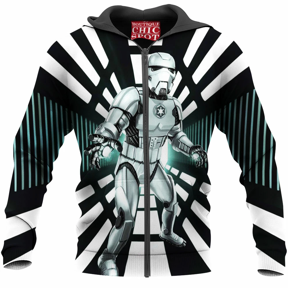 Sci-Fi Zip-Hoodie, Star Wars Zip-Hoodie, Stormtrooper Zip-Hoodie 1 M TU Boutique 9653 Zip Hoodie