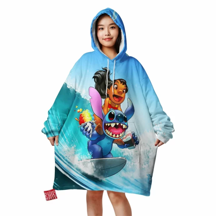 Lilo Stitch Blanket Hoodie