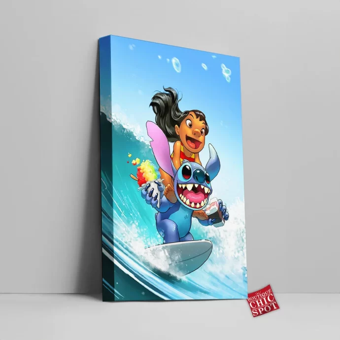 Lilo Stitch Canvas Wall Art