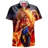 Comic Hawaiian-Shirt, Wonder Woman Hawaiian-Shirt