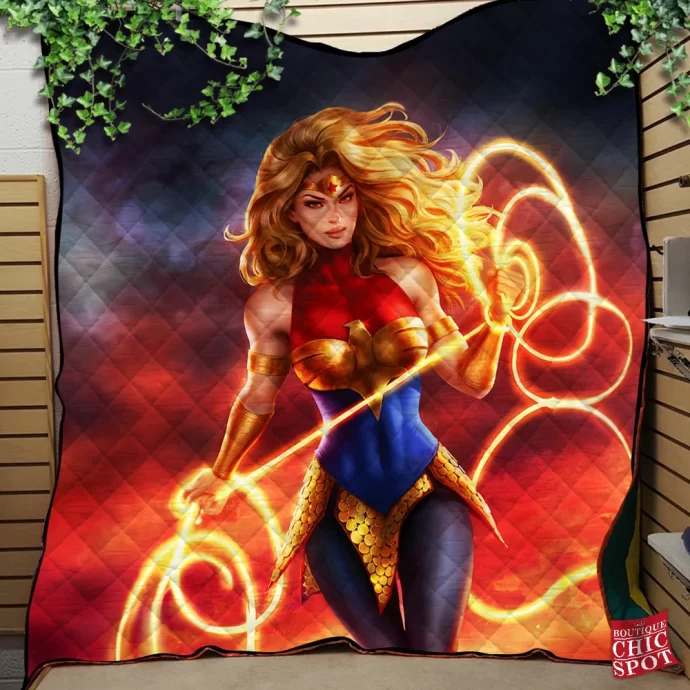 Wonder Woman Quilt Blanket