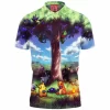 Anime Polo Shirt, Pokemon Polo Shirt