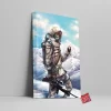 Soldier In The Snow Canvas Wall Art