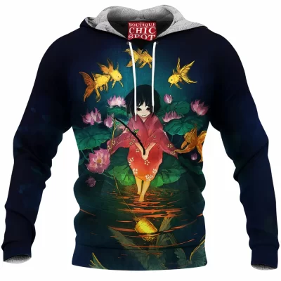 Abstract Fleece-Hoodie
