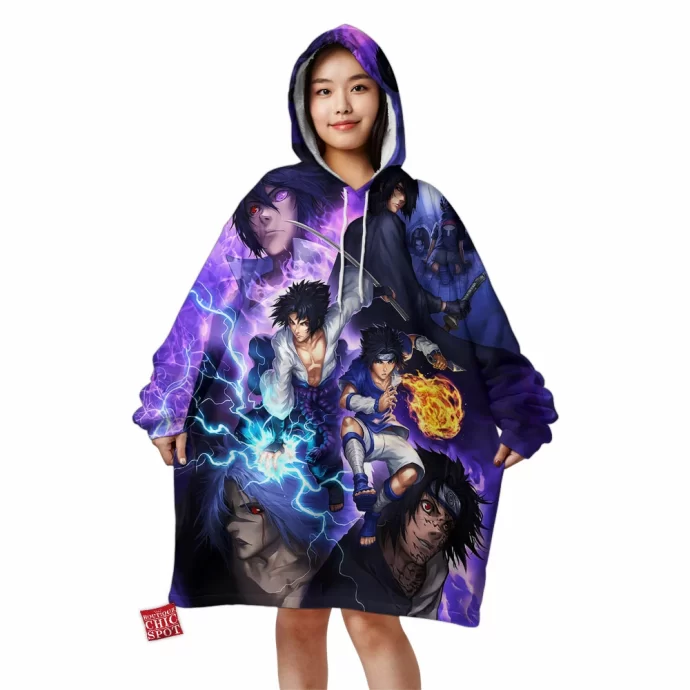 Uchiha Sasuke Blanket Hoodie