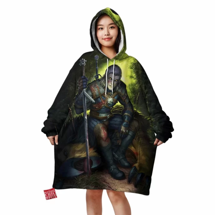 Geralt Of Rivia Blanket Hoodie