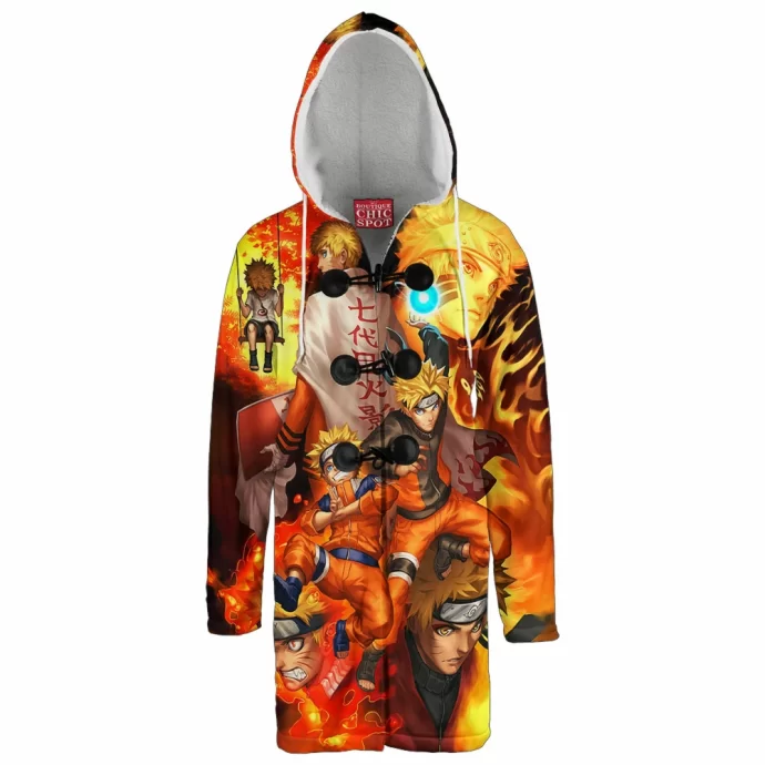 Uzumaki Naruto Hooded Cloak Coat