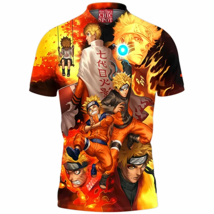 Uzumaki Naruto Polo Shirt