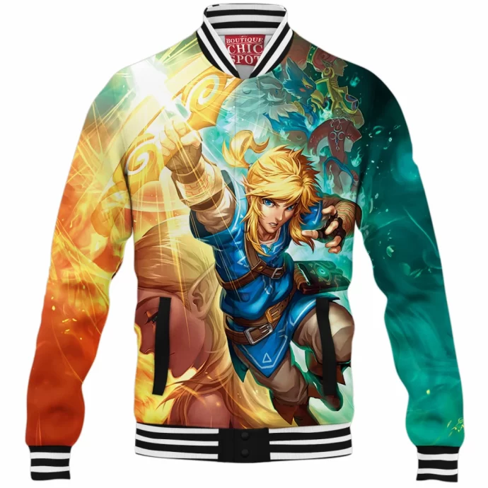 The Legend Of Zelda: Breath Of The Wild Baseball Jacket