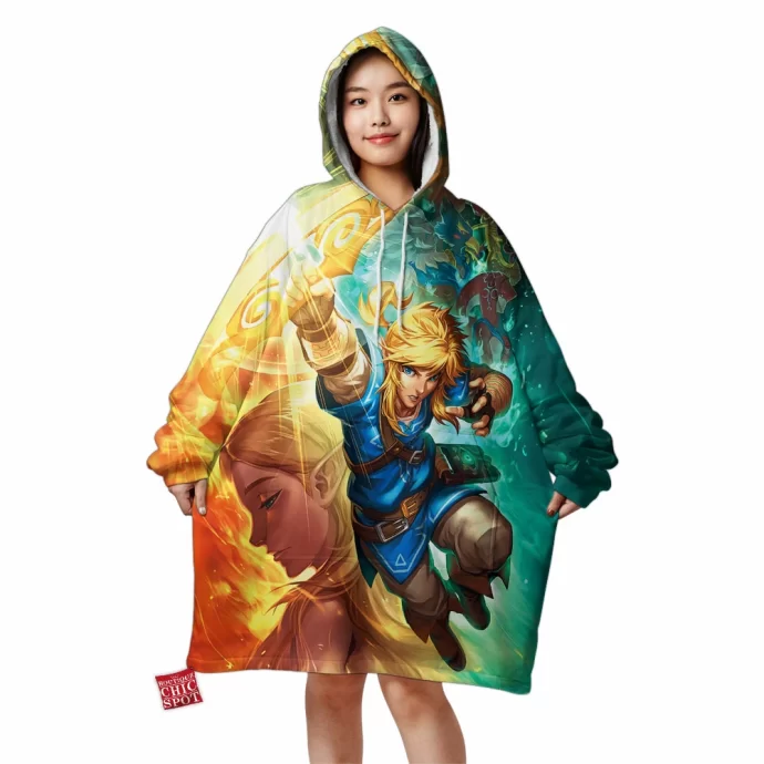 The Legend Of Zelda: Breath Of The Wild Blanket Hoodie